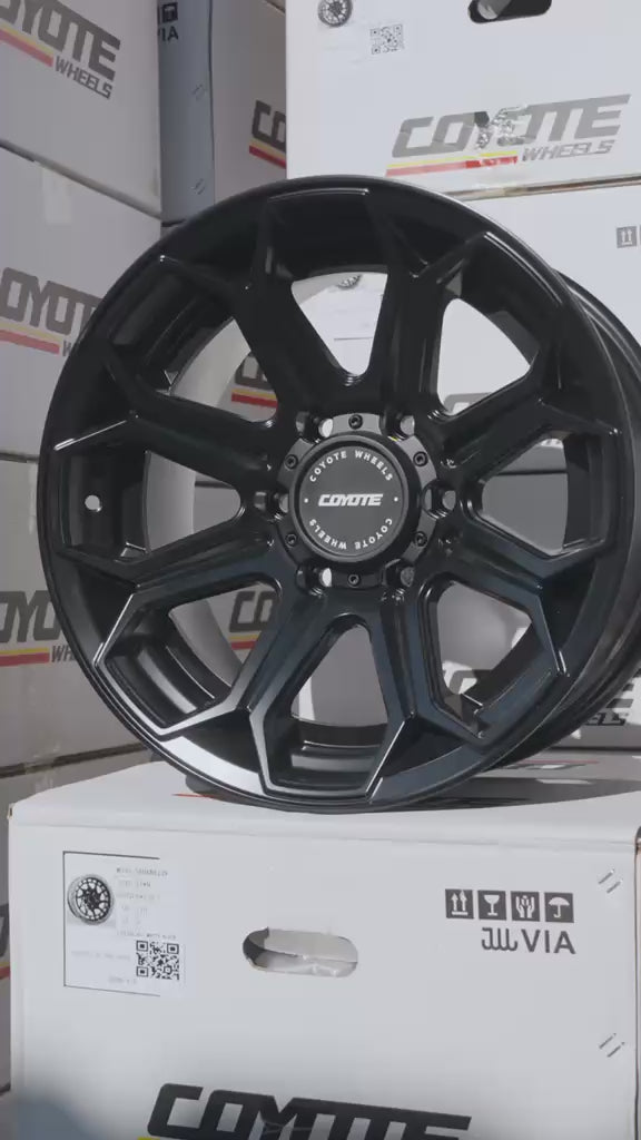 Coyote Wheels Urus Aro 17×9" 6×139 Offset 0